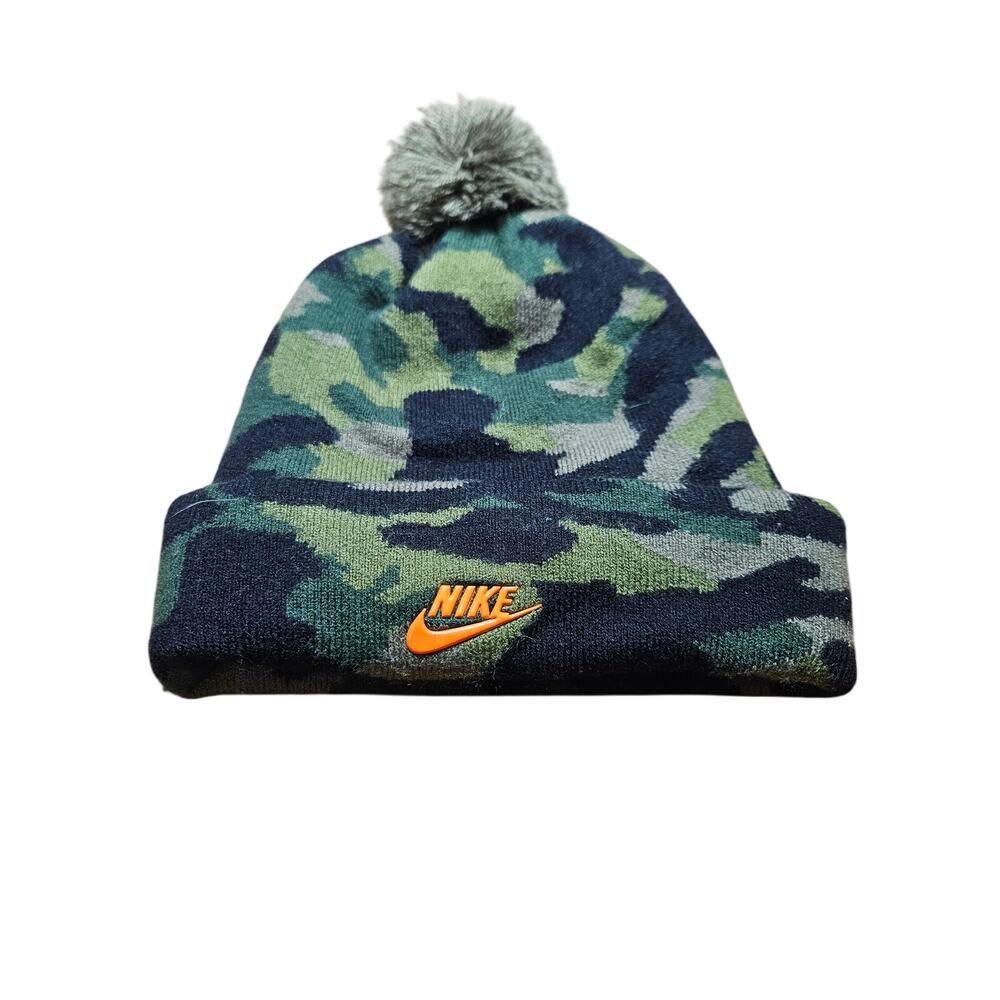 Nike Embroidered Camo Beanie NWOT